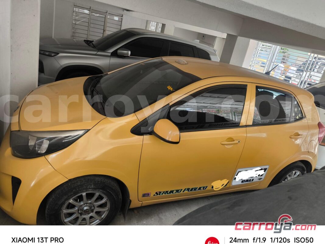 KIA Picanto Taxi placa 123abc 150000km ganga